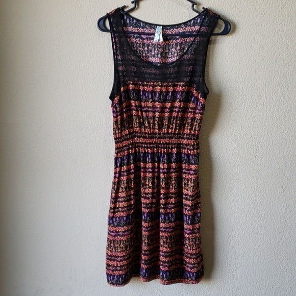 Anthropologie Maeve Floral Swiss Dot Dress Size S - Picture 4 of 8